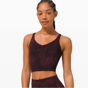 RARE! NWT Lululemon Align Tank Top - Diamond Dye Cassis Black - Size 4